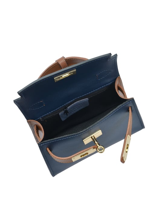 Isabella Rhea Zweifarbig Rindsledertasche - Image 4