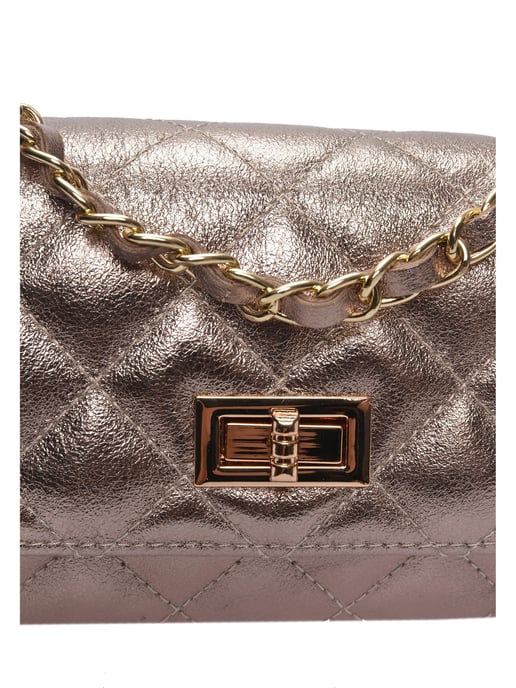 Luisa Vannini Bronze Rindsledertasche - Image 3