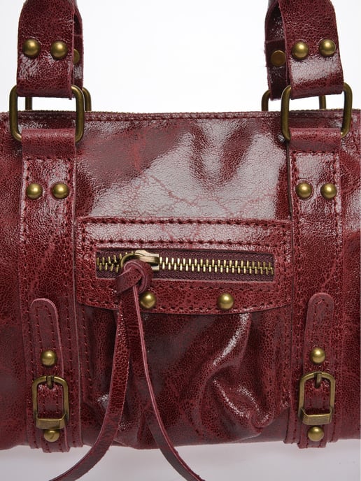 Roberta M Violet Rindsledertasche - Image 3