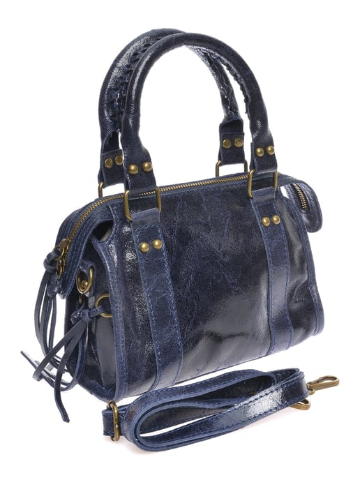 Roberta M Blau Rindsledertasche - Image 2