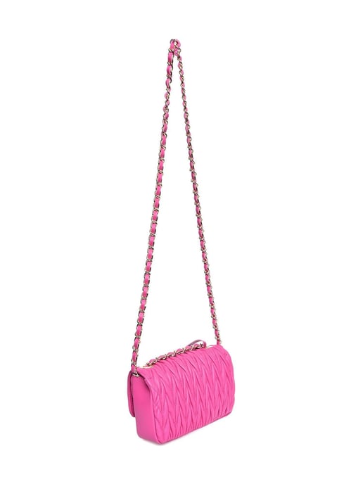 Luisa Vannini Fuchsia Rindsledertasche - Image 2