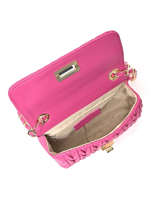 Luisa Vannini Fuchsia Rindsledertasche - Image 4