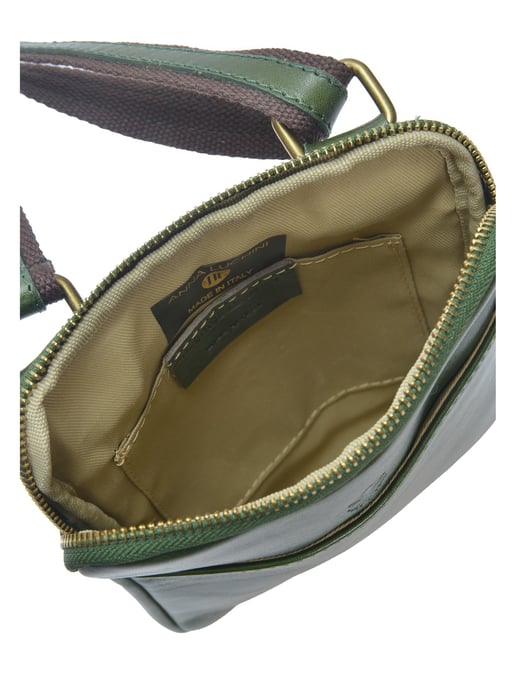 Anna Luchini Grün Rindsledertasche - Image 4