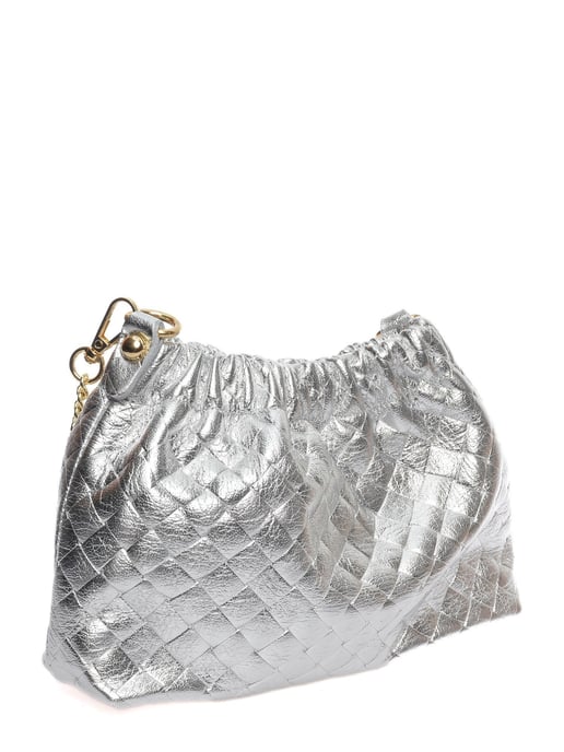 Anna Luchini Silber Rindsledertasche - Image 2