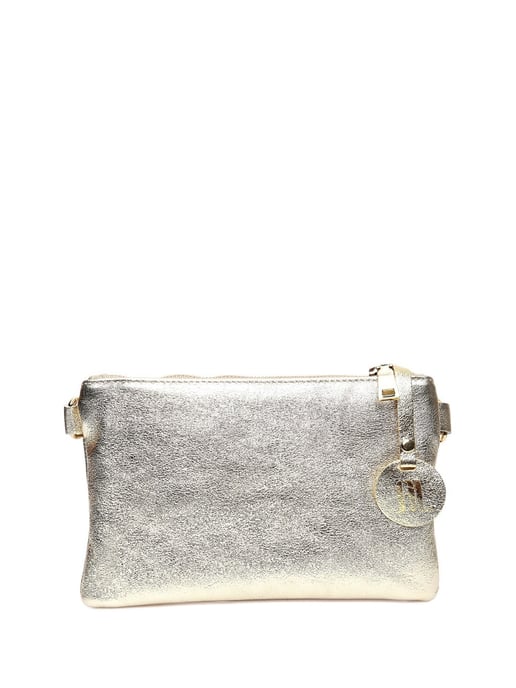 Anna Luchini Gold Rindsledertasche - Image 1