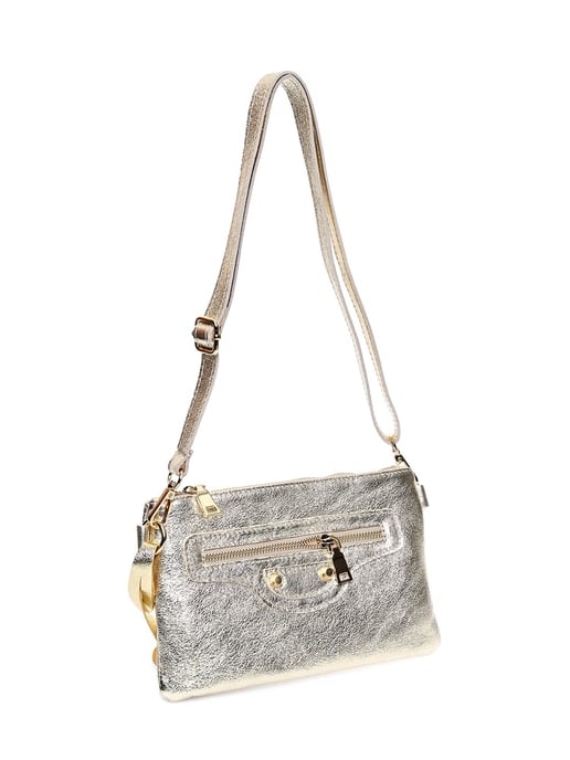 Anna Luchini Gold Rindsledertasche - Image 2