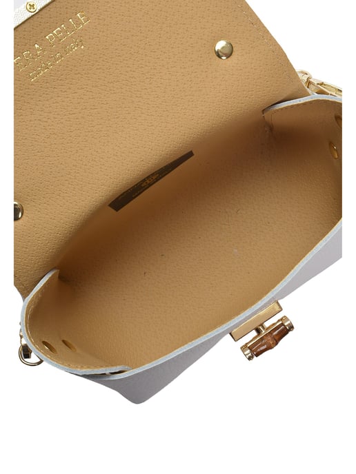 Anna Luchini Weiß Rindsledertasche - Image 4