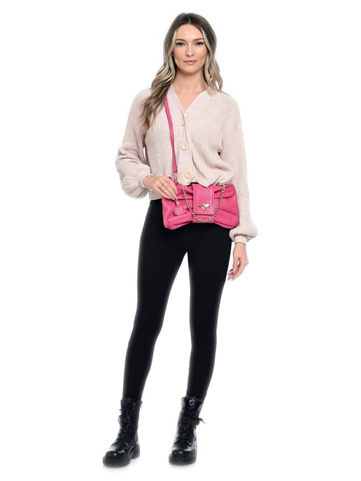 Isabella Rhea Fuchsia Rindsledertasche - Image 5