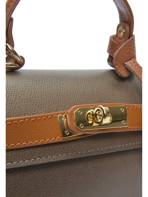 Isabella Rhea Zweifarbig Rindsledertasche - Image 3