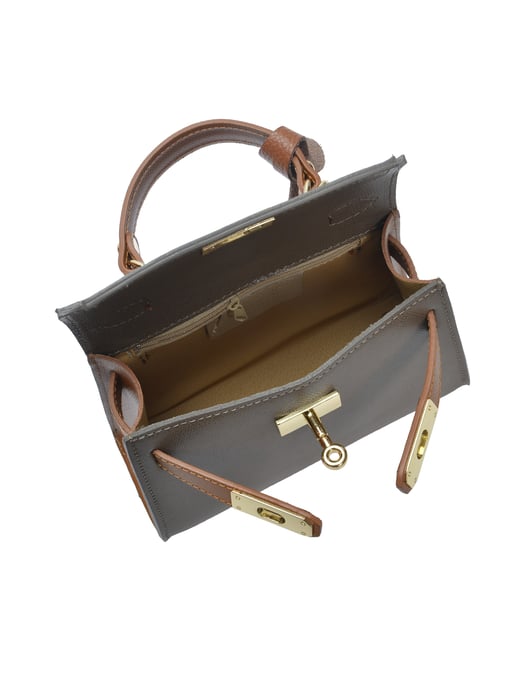 Isabella Rhea Zweifarbig Rindsledertasche - Image 4