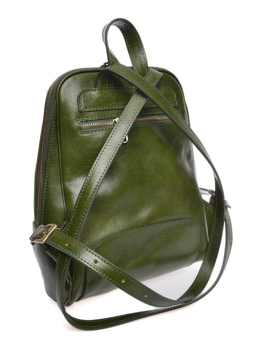 Anna Luchini Grün Rindsledertasche - Image 2