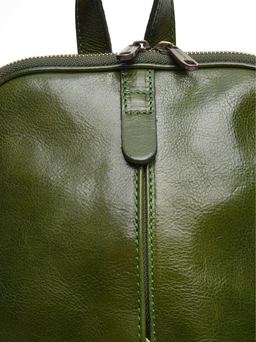 Anna Luchini Grün Rindsledertasche - Image 3