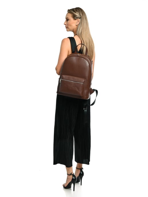 Anna Luchini Schokolade Rindsledertasche - Image 5