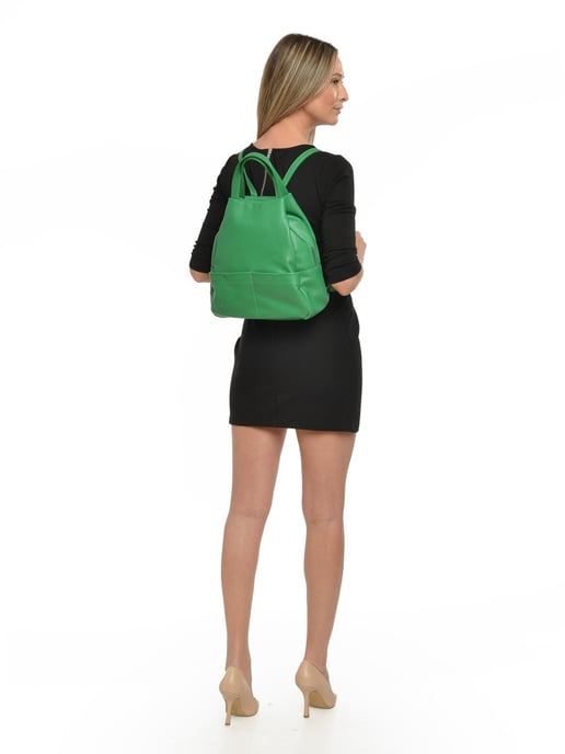 Anna Luchini Grün Rindsledertasche - Image 5