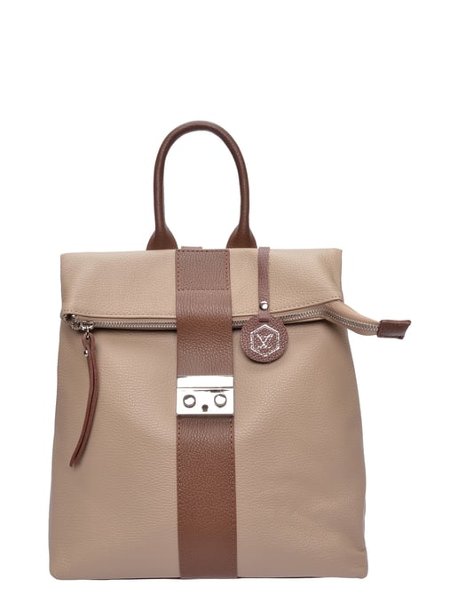 Luisa Vannini Zweifarbig Rindsledertasche - Image 1