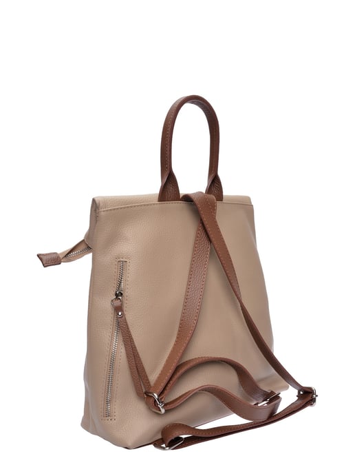 Luisa Vannini Zweifarbig Rindsledertasche - Image 2