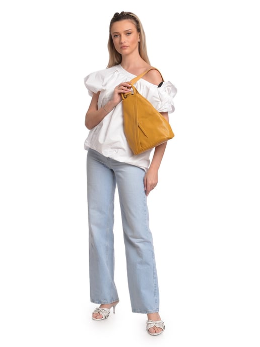 Isabella Rhea Senf Rindsledertasche - Image 5