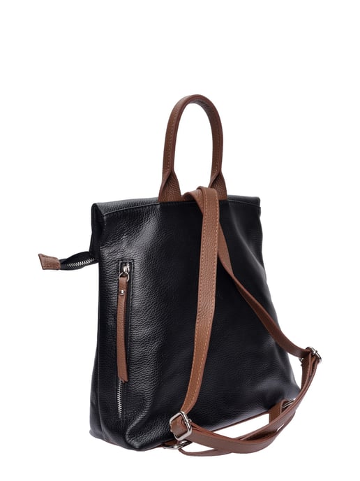 Luisa Vannini Zweifarbig Rindsledertasche - Image 2