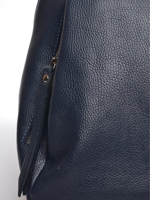 Anna Luchini Blau   Rindsledertasche - Image 3