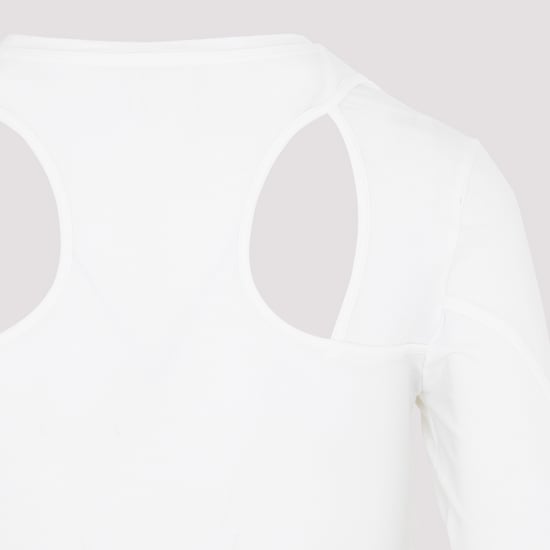 Weißes Stretch-Nylon-Top - Image 3