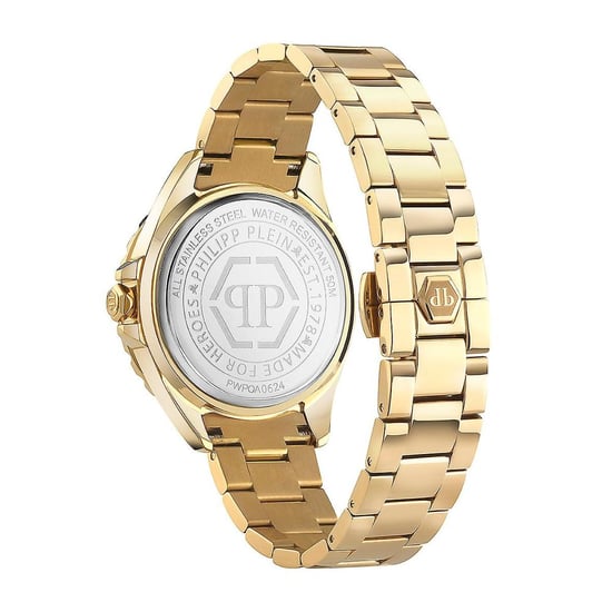 Philipp Plein Gold Edelstahl Armbanduhr - Image 2