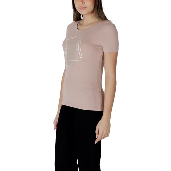 EA7 Emporio Armani Pinkes Baumwoll-T-Shirt - Image 3