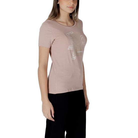 EA7 Emporio Armani Pinkes Baumwoll-T-Shirt - Image 4