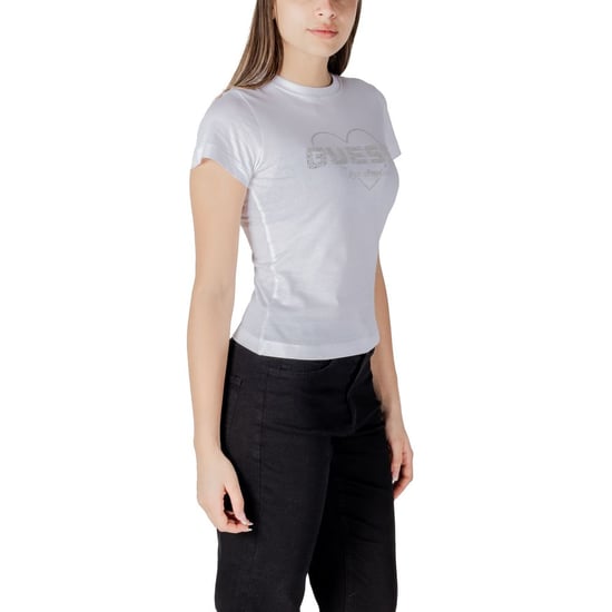 Guess Aktives Weißes Baumwoll-T-Shirt - Image 3