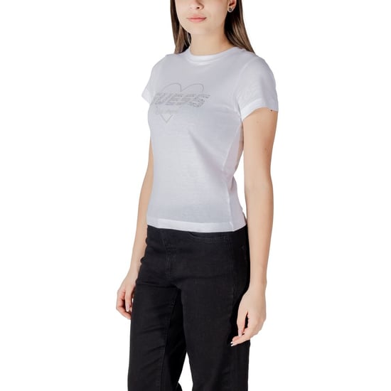 Guess Aktives Weißes Baumwoll-T-Shirt - Image 4