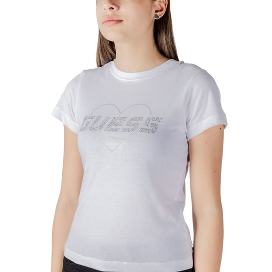 Guess Aktives Weißes Baumwoll-T-Shirt - Image 5