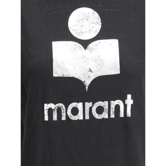 Marant Etoile Schwarzes Leinen T-Shirt - Image 3