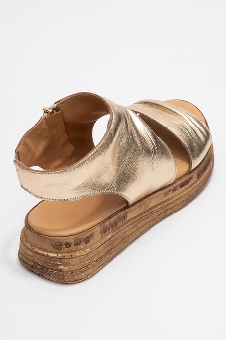 Lunas Leder Side-Zip Flach Absatz Sandale - Image 5