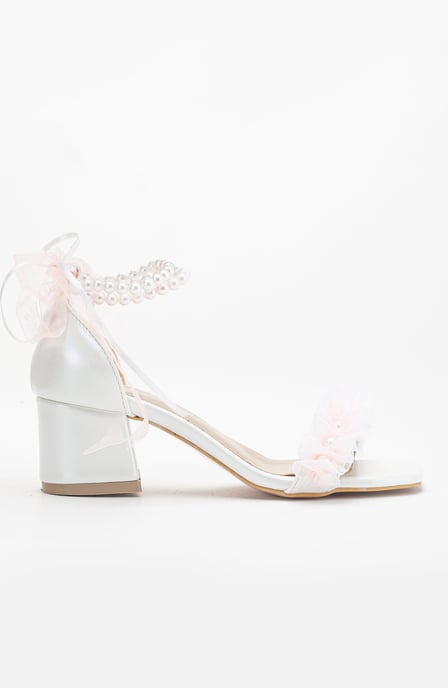 Moana Lace Bridal Niedrig Absatz Sandalen (Women) - Image 3