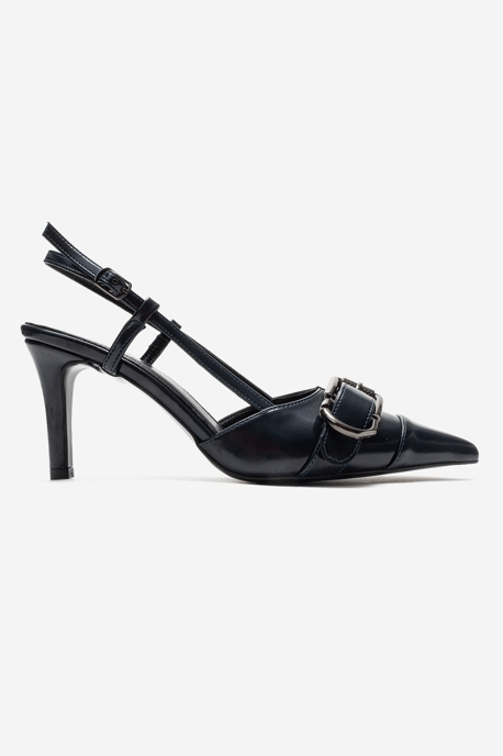 Noen Schnalle Spitzer Zehenbereich Stiletto Pumps - Image 4