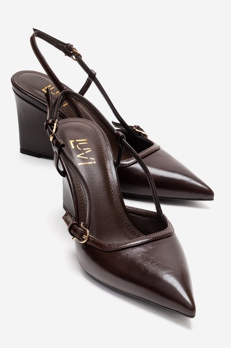 Celia Spitzer Zehenbereich Keilabsatz Pumps (Damen) - Image 1