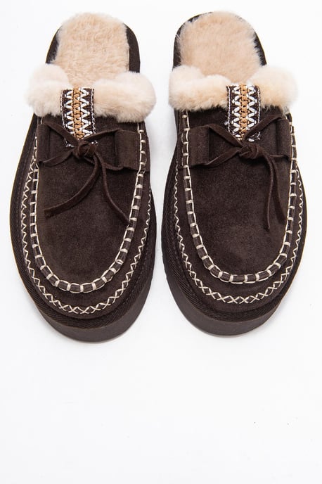 Yalina Leder-Platform-Mokassin-Slipper - Image 3