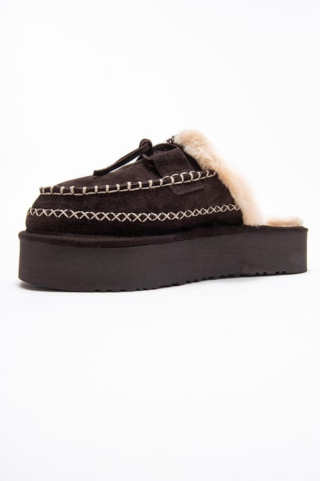 Yalina Leder-Platform-Mokassin-Slipper - Image 4