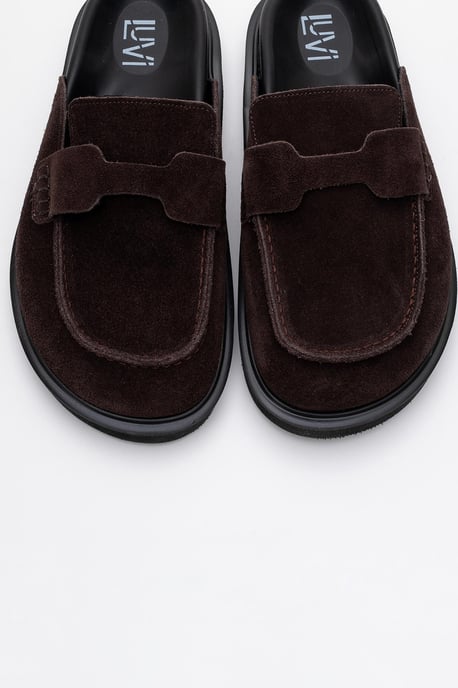 Laven Veloursleder-Clogs - Image 2