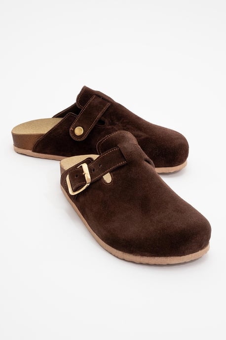Gons Veloursleder Clogs (Damen) - Image 5