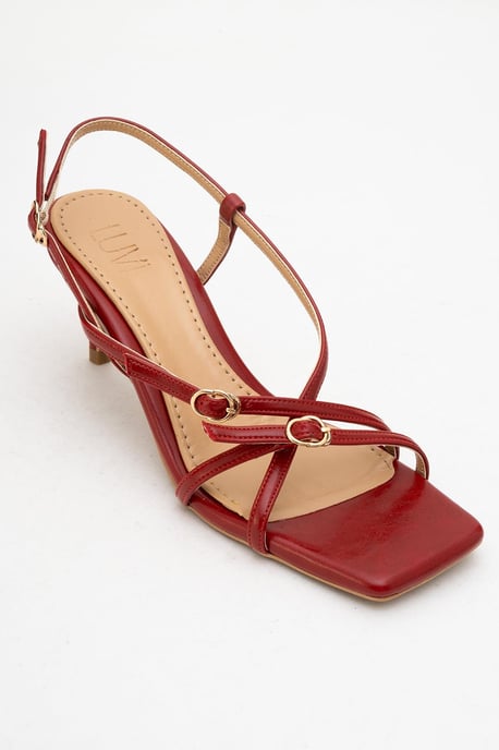 Chaka Quadratische Zehenpartie Stiletto-Sandale (Damen) - Image 3