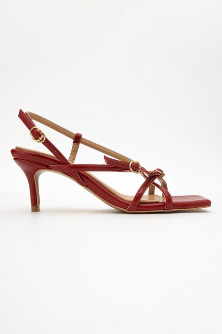 Chaka Quadratische Zehenpartie Stiletto-Sandale (Damen) - Image 6