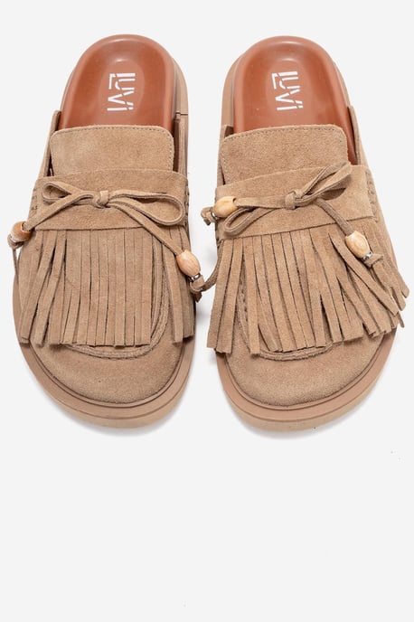 Carol Leder-Pantolette mit Quasten - Image 2