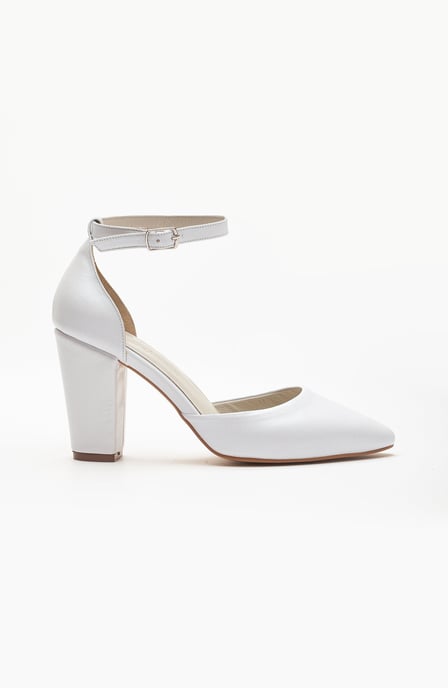 Rossella Leder Blockabsatz Pumps - Image 5