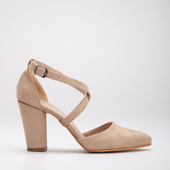 Sina Überkreuz-Absatzschuhe mit Perlen - Image 1