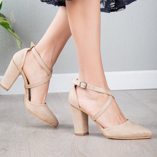 Sina Überkreuz-Absatzschuhe mit Perlen - Image 4
