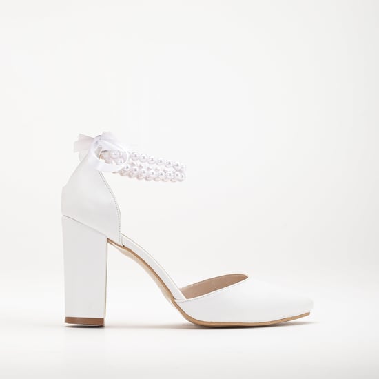 Denise Hochzeitsabsätze mit Perlen - Image 1