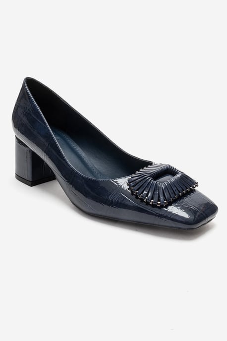 Velora Schnalle Eckige Zehenpartie Blockabsatz Pumps (Damen) - Image 3