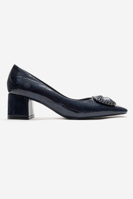 Velora Schnalle Eckige Zehenpartie Blockabsatz Pumps (Damen) - Image 4