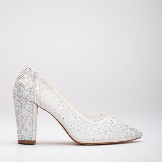 Margaret Elfenbein Spitze Stiletto - Image 1