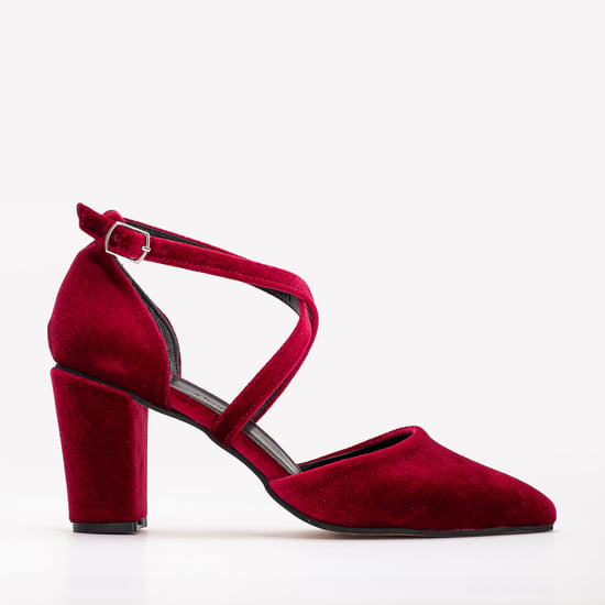 Sina Überkreuz-Absatzschuhe mit Perlen - Image 1